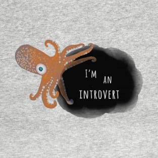 Introvert T-Shirt, Inking Squid T-Shirt